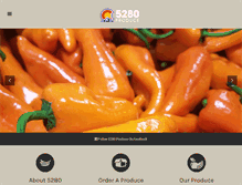 Tablet Screenshot of 5280produce.com